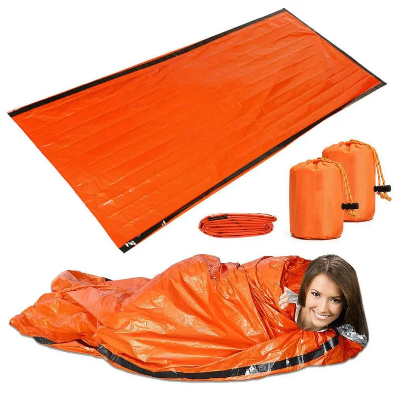 Emergency Sleeping Bag Camping Rescue Survival Blanket