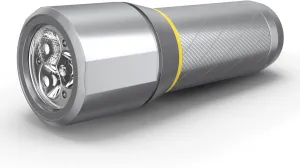 Energizer LED Tactical Metal Flashlight, Ultra Bright High Lumens, Durable Aircraft-Grade Metal Body, IPX4 Water-Resistant, 3 Modes