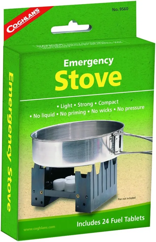 Esbit 1300-Degree Smokeless Solid 14g Fuel Tablets for Backpacking, Camping, and Emergency Prep