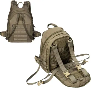 EXCELLENT ELITE SPANKER Military Tactical Backpack Detachable Backpack Quickly Turns into Outdoor Vest(Ranger Green)