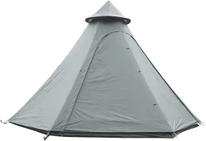 Family Camping Tent Large Waterproof Tipi Tents 4 Person Room Teepee Tent Instant Setup Double Layer for Outdoor Trip Yurt Truck Tent
