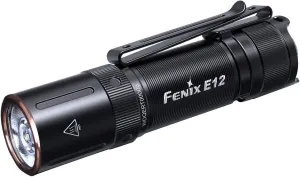 Fenix Flashlight E12-V2.0 160 Lumens. 3 Brightness Levels. Size: 77.6 x 19 x 17.6 mm. Weight: 27.3 g (Without Battery), Adults Unisex, Multicolor (Multicolor), One Size