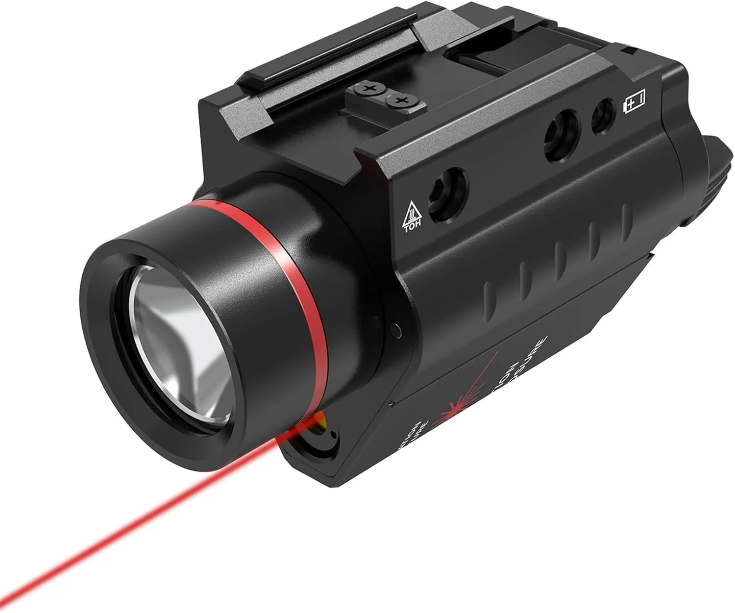 Feyachi Red/Green Laser Flashlight Combo 500 Lumen Tactical Light with Picatinny Rail Mount