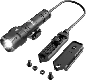 Feyachi Tactical Flashlight 1200 Lumen LED Weapon Light,Waterproof with Picatinny/M Lock Mount, Pressure Switch Included (Fixed Picatinny Mounted)