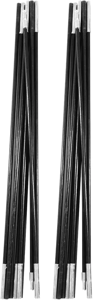 Fiberglass Tent Pole Portable Awning Rod High Strength Elastic Fiberglass for 7-8 Person Camping Tent