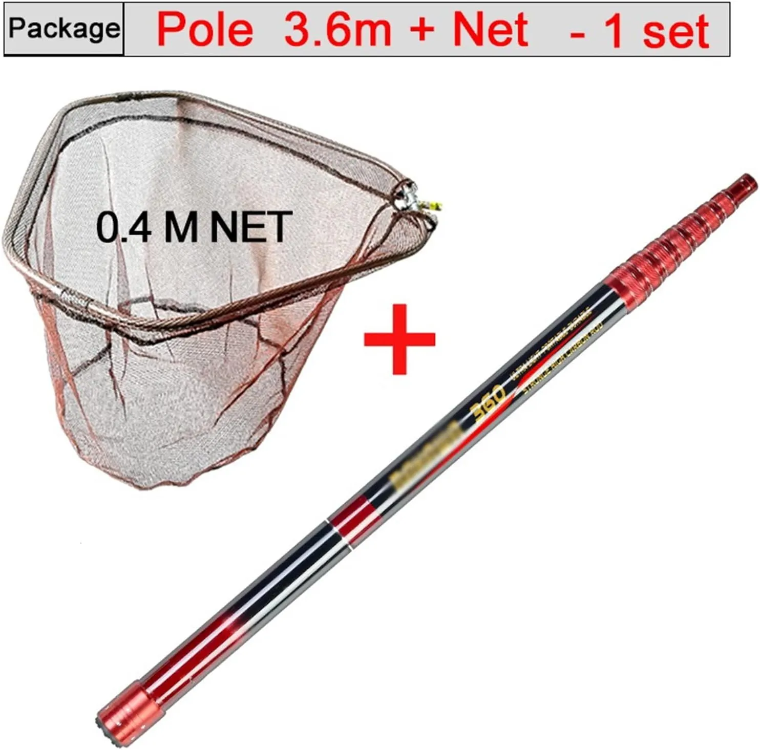 Fishing Net Fishing Net Telescoping Foldable Landing Net Pole Lightweight Carp Carbon Fiber Folding Sea Hand Dip Net 3M/4/2.1M Tackle Collapsible Fshing