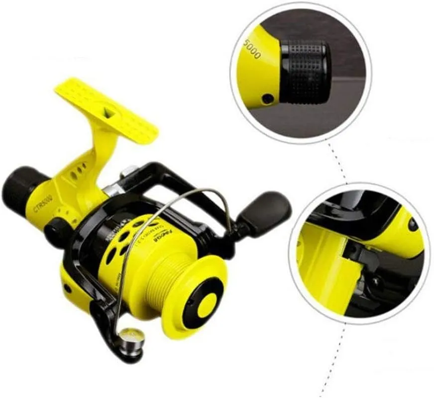 Fishing Rod kit Carbon Fiber Telescopic Fishing Pole and Reel Combo with Line Lures Tackle Hooks Reel Carrier Bag for Adults Travel Saltwater Freshwater (Size : 3000)