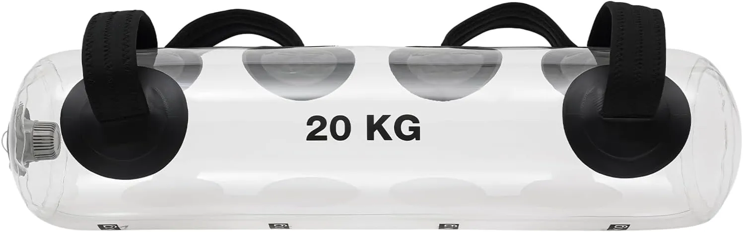 Fitness Water Weight Aqua Bag,44LBS Load CapacityTraining Water Bag with Comfortable Handles Clear Marks,Portable Stability Fitness Equipment Practical Inflator for Home Exercise Gym