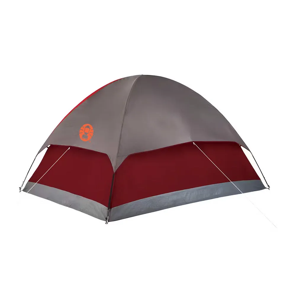 Flatwoods 4-Person Red Lightweight Camping [2207389] - Dome Tent II Hassle-free returns Sleek and smooth Coleman