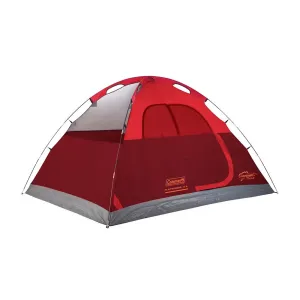 Flatwoods 4-Person Red Lightweight Camping [2207389] - Dome Tent II Hassle-free returns Sleek and smooth Coleman