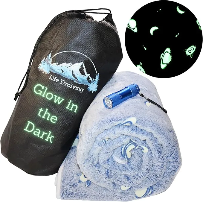 Fleece Sleeping Bag Liner Cold Weather-Glow In The Dark with UV Flashlight-Camping sleeping bag Liner for Cold Weather Sleeping Bag-Travel Sleeping Bag -Compact Sleeping Bag Or Ultralight Sleeping Bag