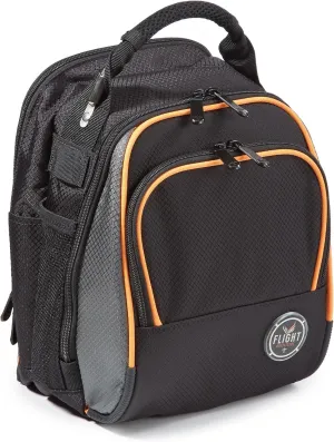 Flight Outfitters Lift Mini Flight Bag | Durable Aviation Pilot Padded Bag with Tablet Laptop Pocket & Headset Compartment, Black