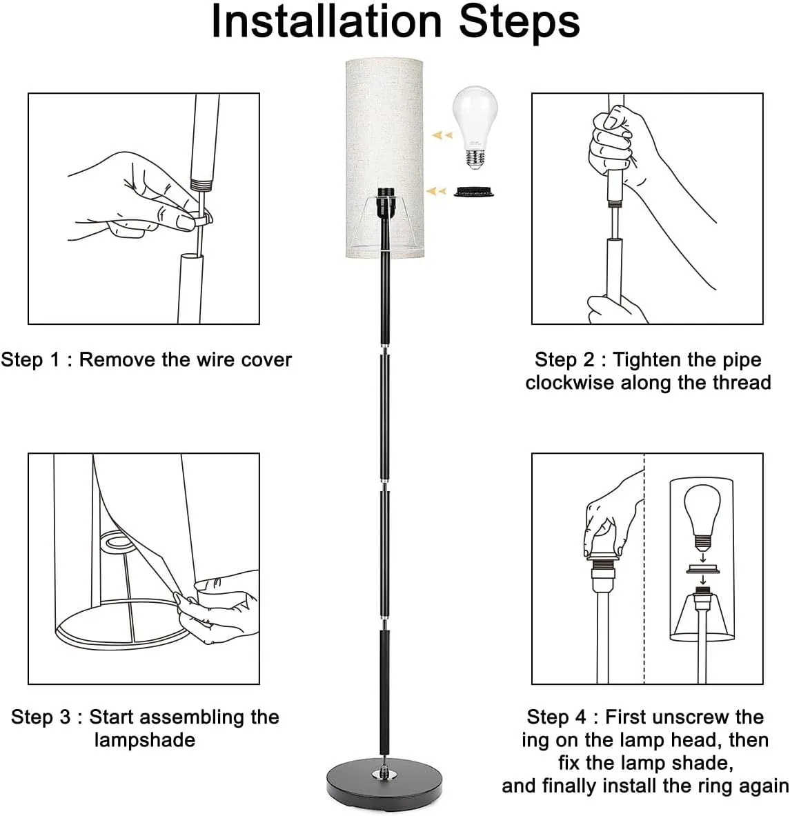 Floor Lamp for Living Room Sports patern selection different balls flat desin set collection Light Stand Lamp with Remote Control Dimmable LED Tall Lamps for Bedrooms Reading Western Home Decor