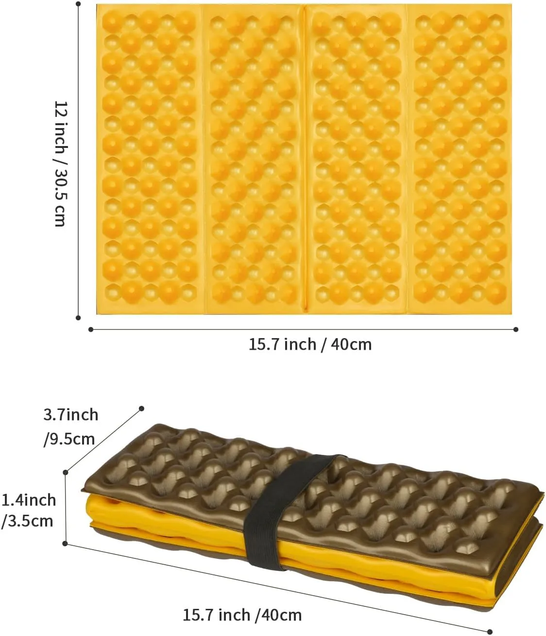 FOCHIER F Stadium Seat Pad, Camping Foam Pad, Foldable Z Stadium Seat Cushion Insulated Sitting Pad for Camping Backpacking Stadium Outdoor Picnic, Hiking, Mountain,Bleachers