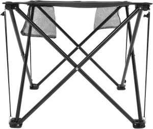 Folding Camping Table Portable Outdoor Dining Table with Cup Holders Design for Camping Picnics Fishing and Beach Activities Compact Sturdy Frame
