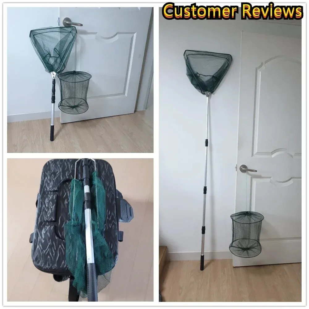 Folding Fishing Pole Net For Fly Fishing