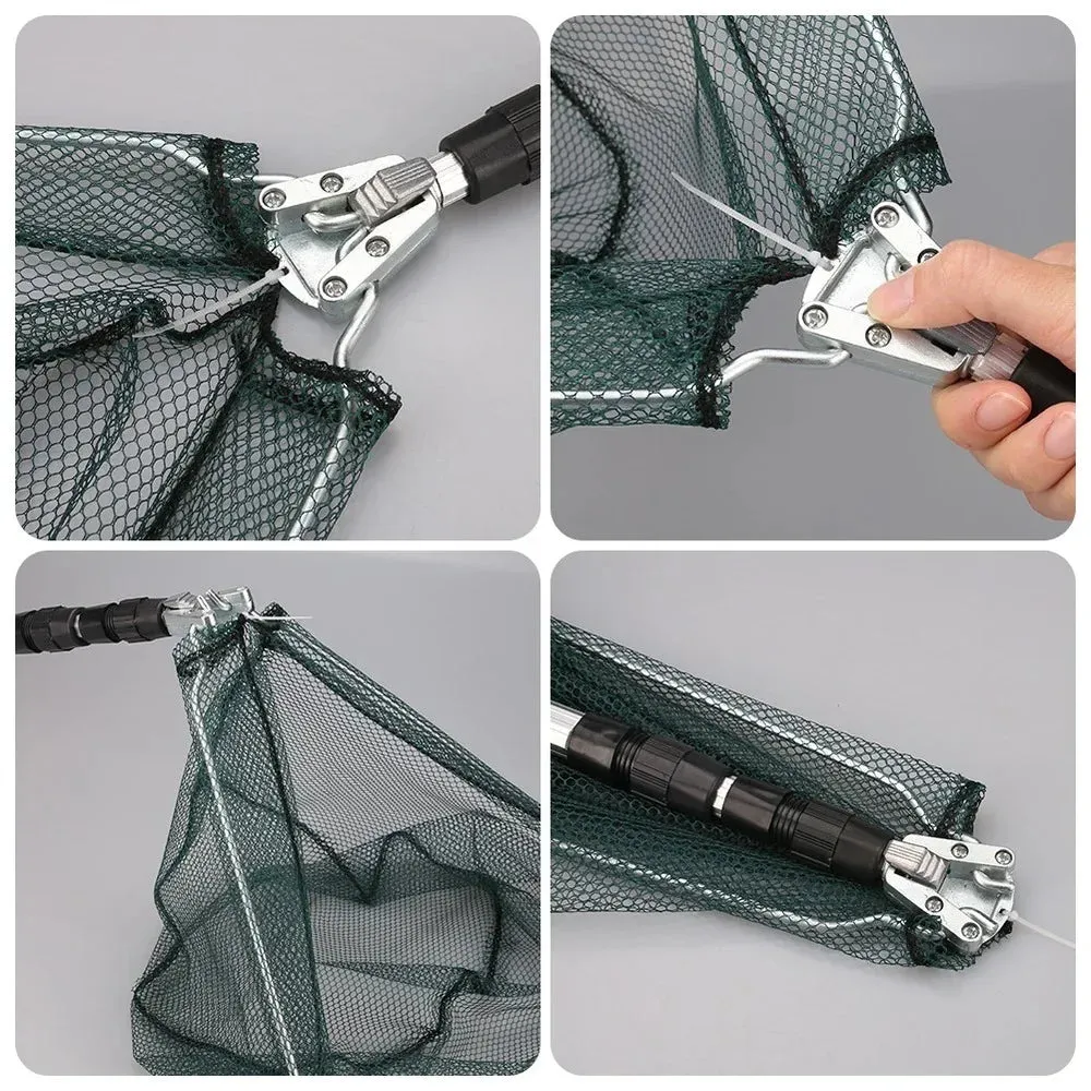 Folding Fishing Pole Net For Fly Fishing