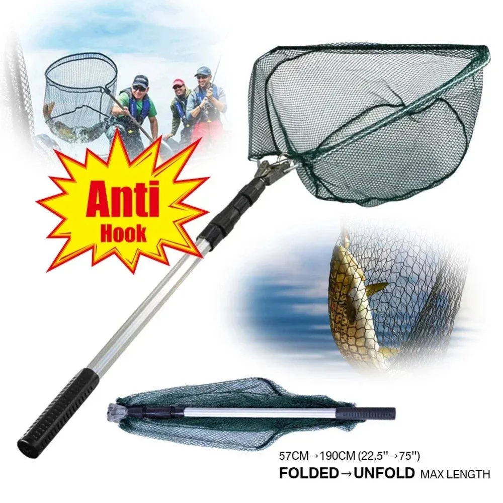 Folding Fishing Pole Net For Fly Fishing