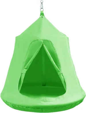 Fun and Function - Play Tent Swing - Hanging Tent Indoor/Outdoor Pod Swing for Kids - Sensory Swing Chair Hanging Tree Pod Tent - Supports 1-2 People - Up to 200 lbs