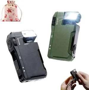 G5 Rechargeable EDC Flashlight,2025 New G5 EDC Light 400 Lumens,Super Bright 3 Modes EDC Flashlight,Mini Flashlight with Magnet,Dual Light,Ip68 Waterproof,for Outdoor, Emergency (Green)