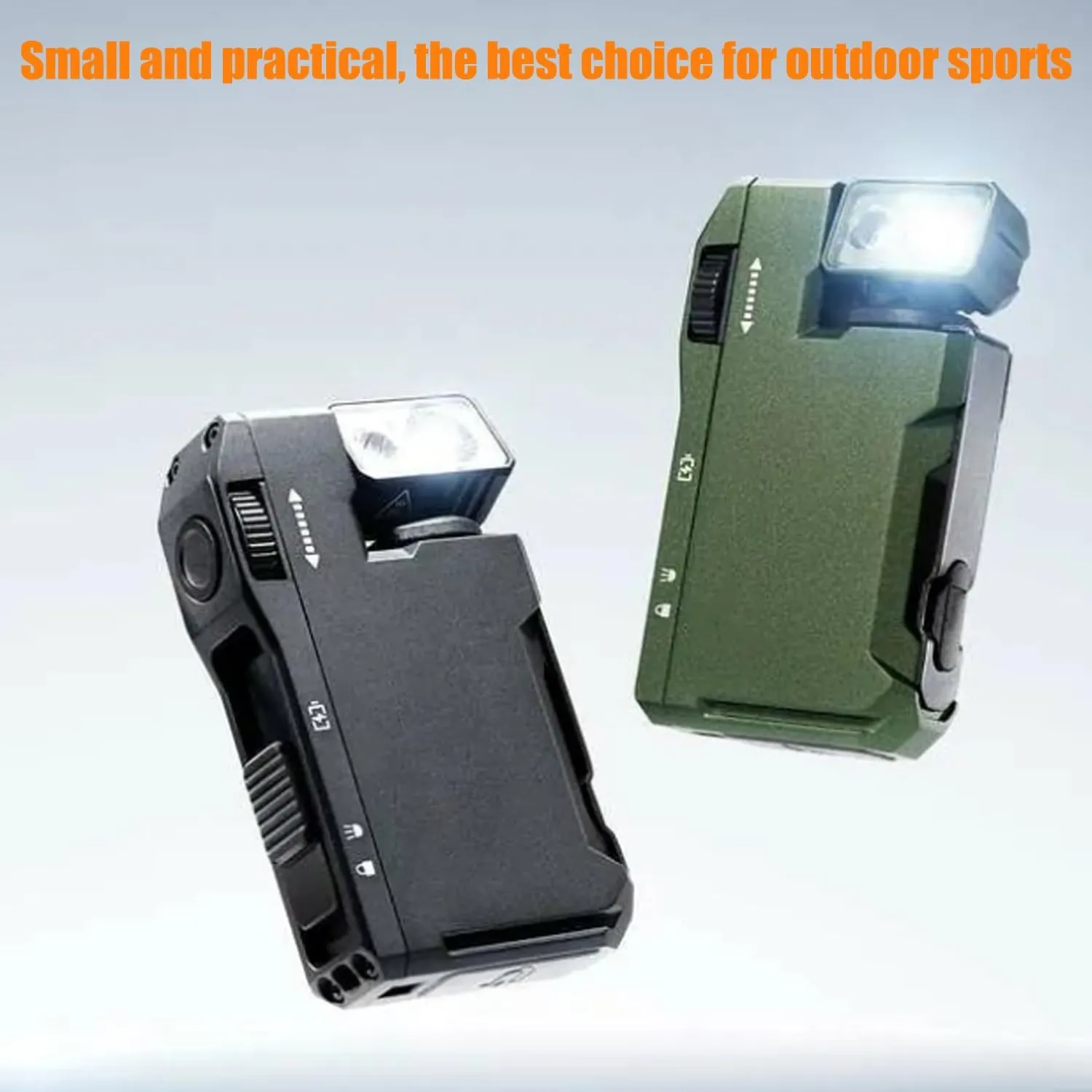 G5 Rechargeable EDC Flashlight,2025 New G5 EDC Light 400 Lumens,Super Bright 3 Modes EDC Flashlight,Mini Flashlight with Magnet,Dual Light,Ip68 Waterproof,for Outdoor, Emergency (Green)