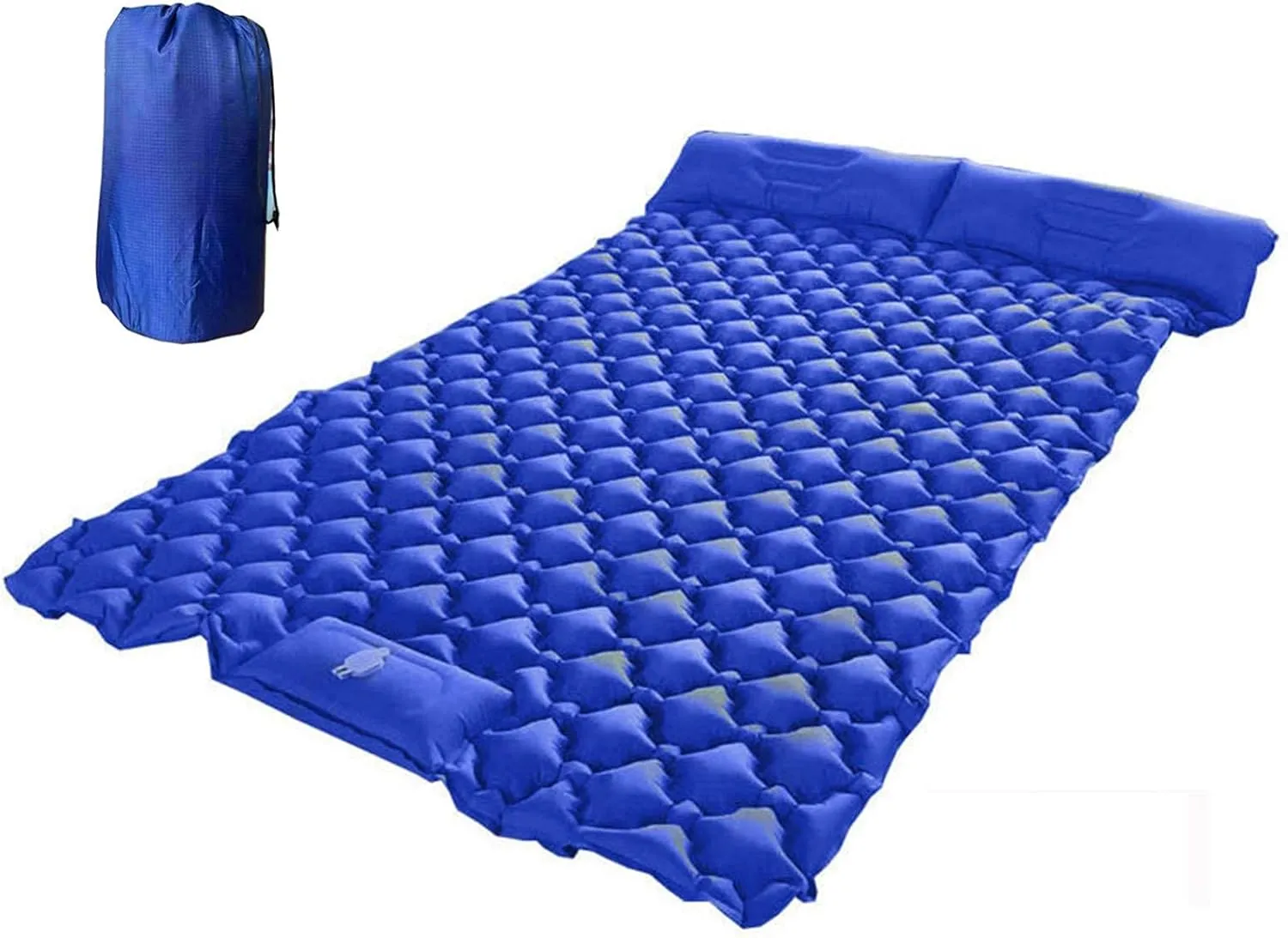 GaRcan Inflatable Sleeping Mattress Outdoor PicnicDouble Sleeping Pad, Inflatable Sleeping Mat Ultraligh, Self-Inflating Camping Mat with Built-in Inflatable Pillow, for Outdoor, Hiking,