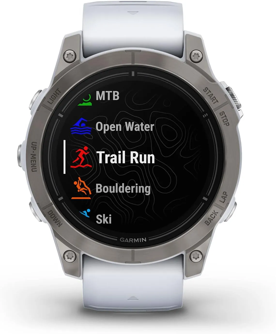 Garmin epix Pro (Gen 2) Sapphire Edition, 47mm, High Performance Smartwatch, Advanced Training Technology, Built-in Flashlight, Whitestone