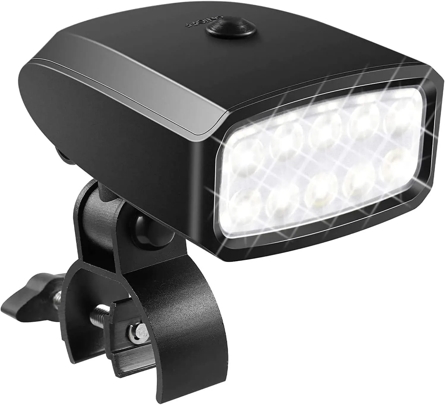 Grill Light Outdoor, Fitybow LED BBQ Light Gift for Men Dad Boyfriend Rotatable Grill Accessories with 10 Super Bright LED Lights Including Sturdy Clamp Mount Fits Handle (Battery NOT Included)