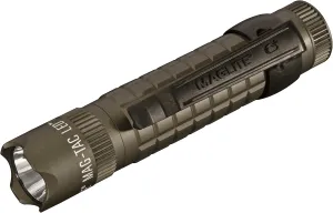 Gun Accessory Supply SG2LRB6 Maglite Mag-Tac LED 2-Cell CR123 Flashlight - Crowned-Bezel, Foliage Green