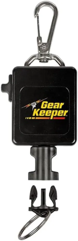 Hammerhead Industries Gear Keeper Locking Large Scuba Flashlight and Camera Retractor Features Heavy-Duty Snap Clip Mount with QC-II Split Ring Accessory- Made in USA