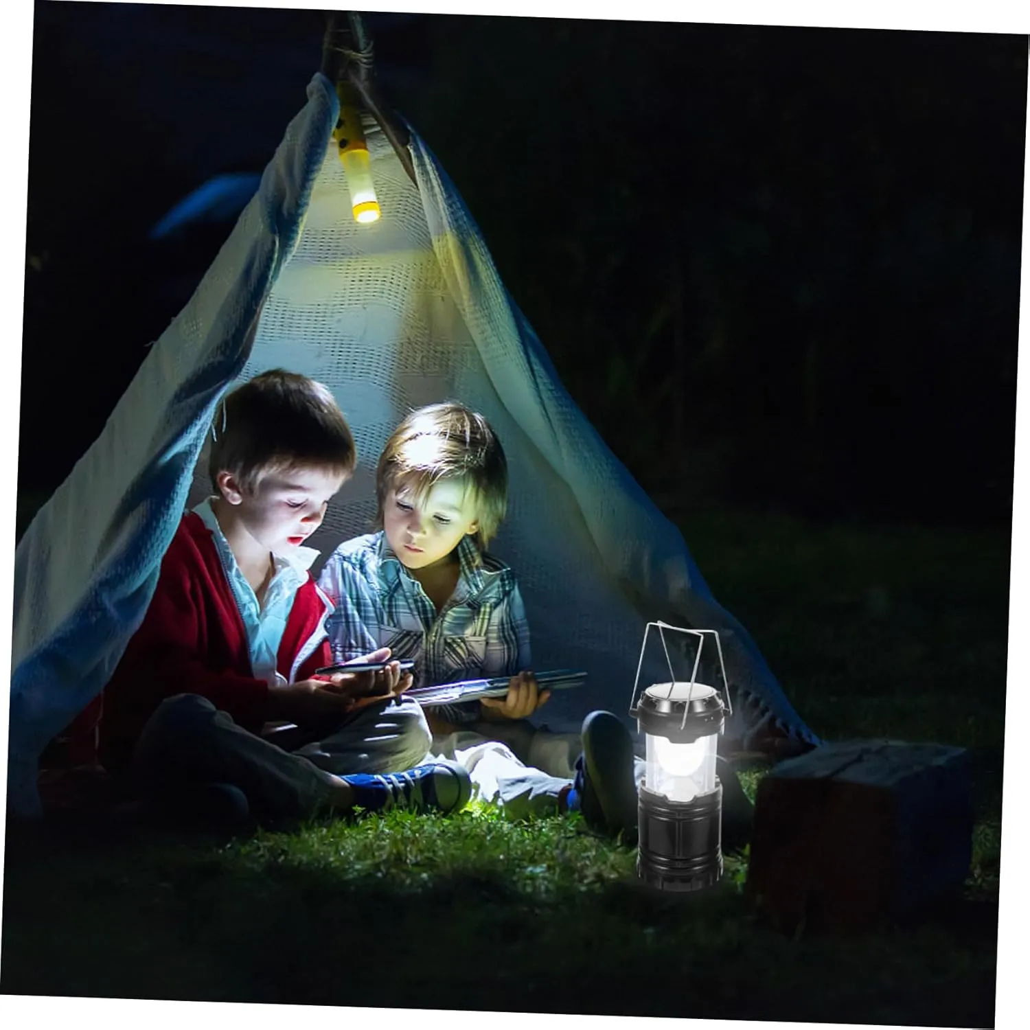 HANABASS Solar Camping Light Portable Emergency Tent Lamp Led Outdoor Lanterns for Camping Tent Lighting Tool Random Color