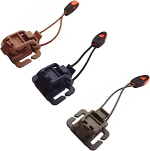 Happyyami Back Hanger Bungee Cords Flash Light Camping Fasteners Cable Straps Flashlight Camping Clips Camping