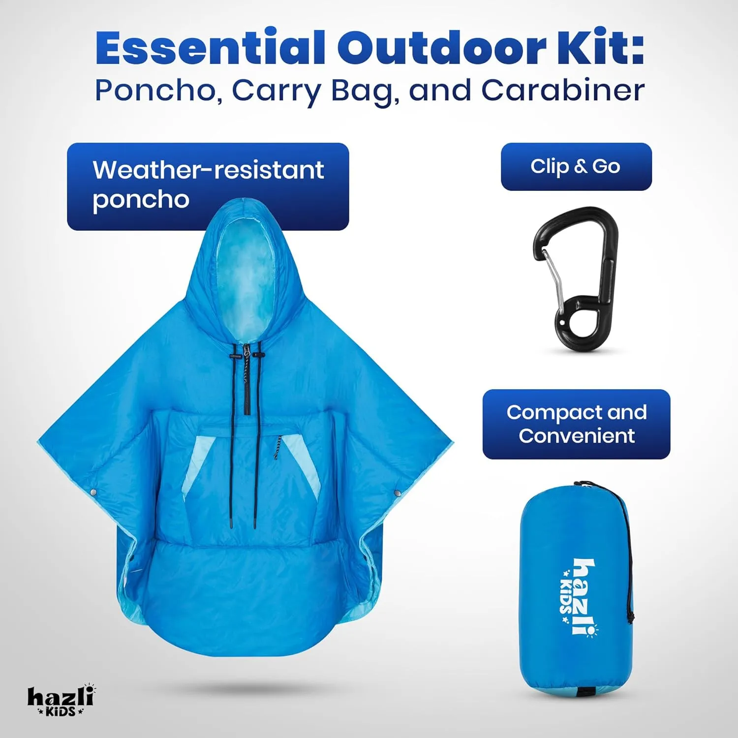 hazli Comfortable Wearable Blanket - Insulated Camping Blanket Outdoor