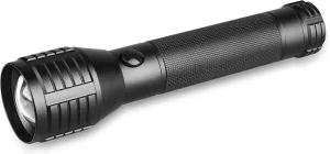 Heavy-Duty LED 2-Cell D Battery Flashlight, 3 Modes & Zoomable, High Lumens Powerful Flashlights for Hunting, Boating, Power Outages