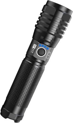 High-Powered LED Flashlight, Brightest High Lumen Light with 5 Modes, Zoomable and Water Resistant, Best Flashlights for Camping, Dog Walking and Emergency