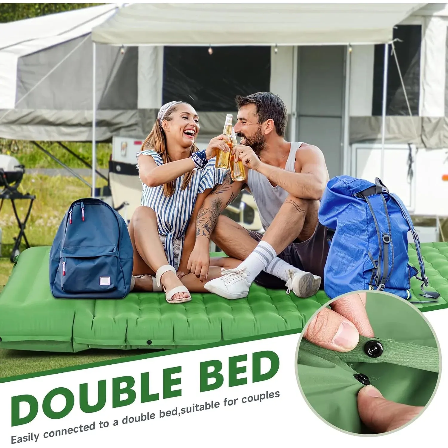 HiiPeak 3.9" Inflatable Camping Sleeping Pad