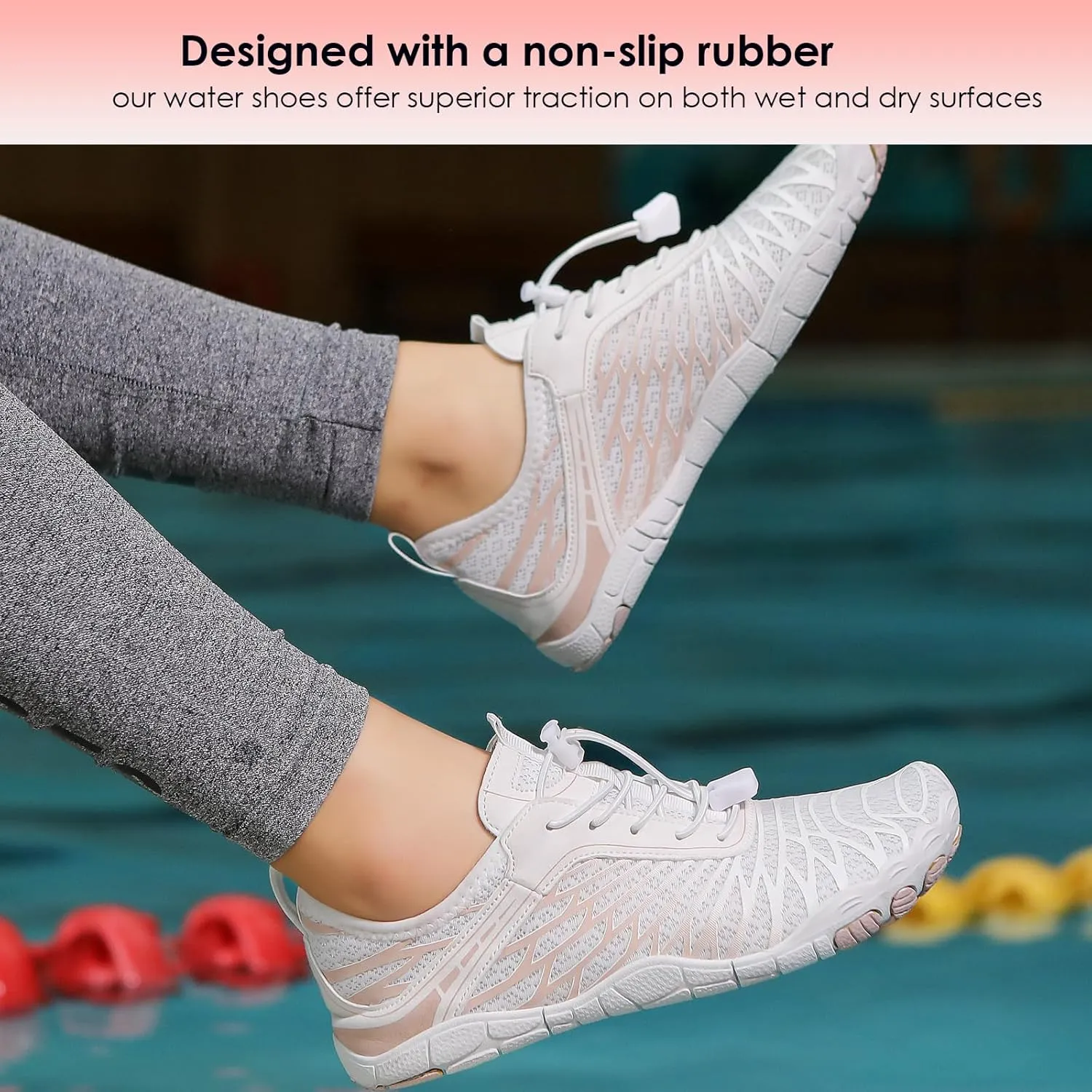 Hike Barefoot Shoes Breathable Non-Slip Athletic Footwear Wide Toe Water Shoes for Women & Men
