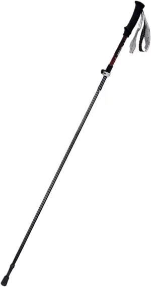 Hiking Trekking Poles Aluminum Alloy Ultra-Light Telescopic Poles Folding Portable Trekking Poles for Men and Women Hiking Sticks for Trekking(Black)