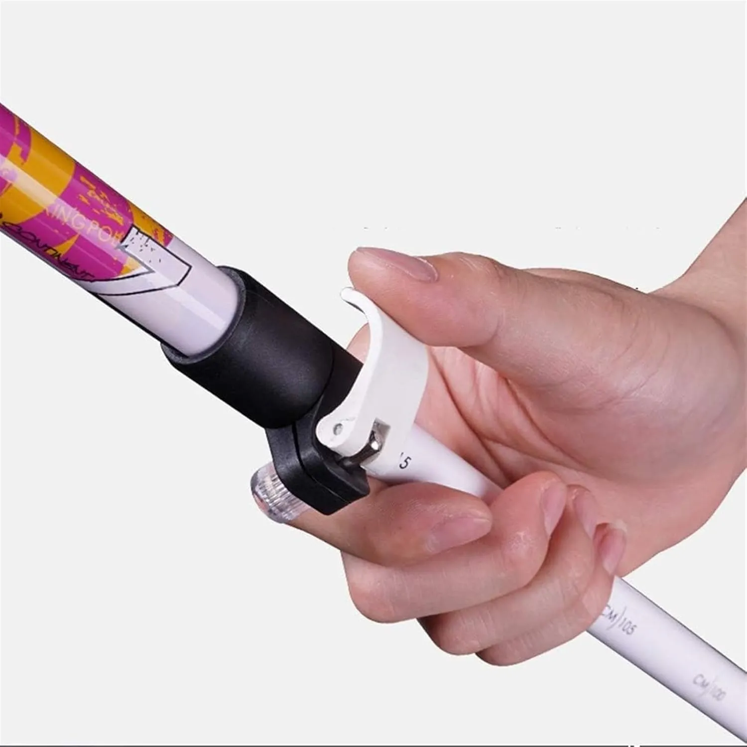 Hiking Trekking Poles Carbon Fiber Hiking Poles Ultralight Folding Walking Sticks Lightweight Foldable Walking Poles Hiking Sticks for Trekking