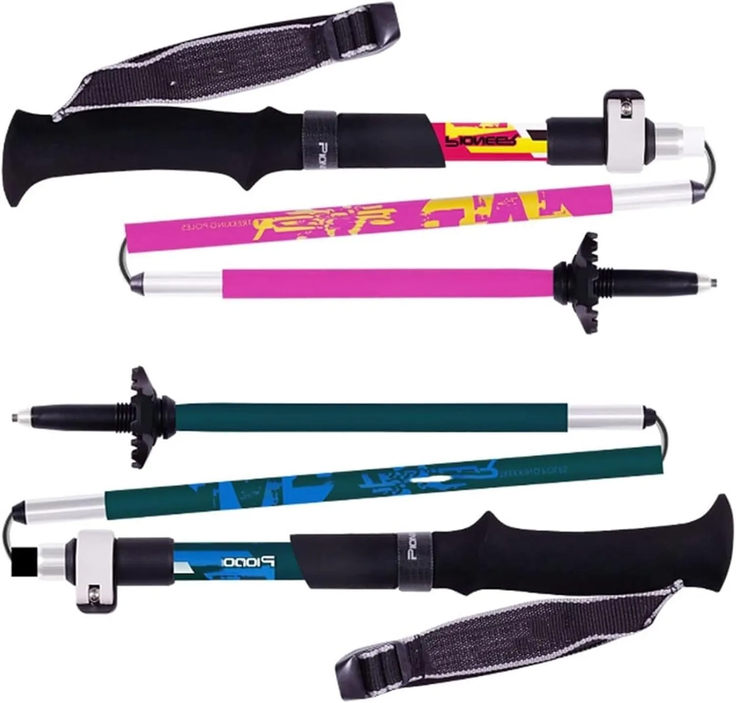Hiking Trekking Poles Carbon Fibre Hiking Poles Telescopic Hiking Stick Walking Poles Retractable for Outdoor Hiking Sticks for Trekking