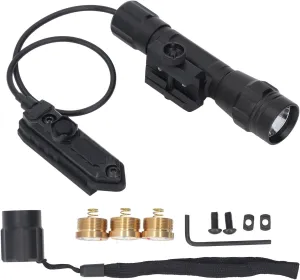 Hilitand 1200LM LED Flashlight Aluminum Alloy Handheld Torch Button Control Multifunctional Flashlight Heads for Home Outdoor