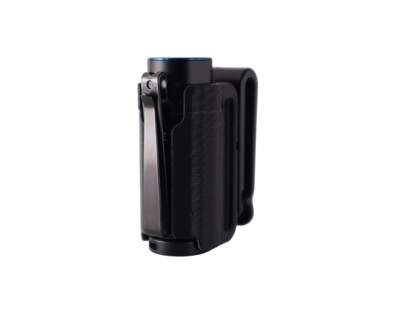HoldMyGear Holster for Olight Olight Baton 4 Baton 3 S1R Baton II (flashlight not included) (Black, Baton 4)