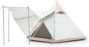 Hot Teepee Tents for Outdoor Backpacking Camping Hiking Pyramid Tent Double Layers Camping Indian Tent