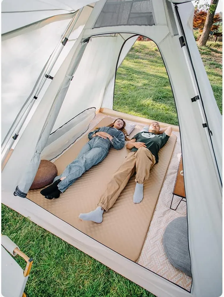 Hot Teepee Tents for Outdoor Backpacking Camping Hiking Pyramid Tent Double Layers Camping Indian Tent