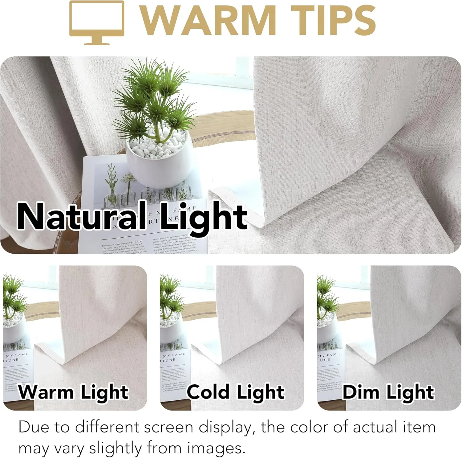 H.VERSAILTEX Pinch Pleated Full Blackout Curtains Linen Blended Chenille Blackout Curtains 84 inch Length 2 Panels Bedroom Thermal Insulated Farmhouse Neutral Track Drapes with Hooks, Heather Cloud