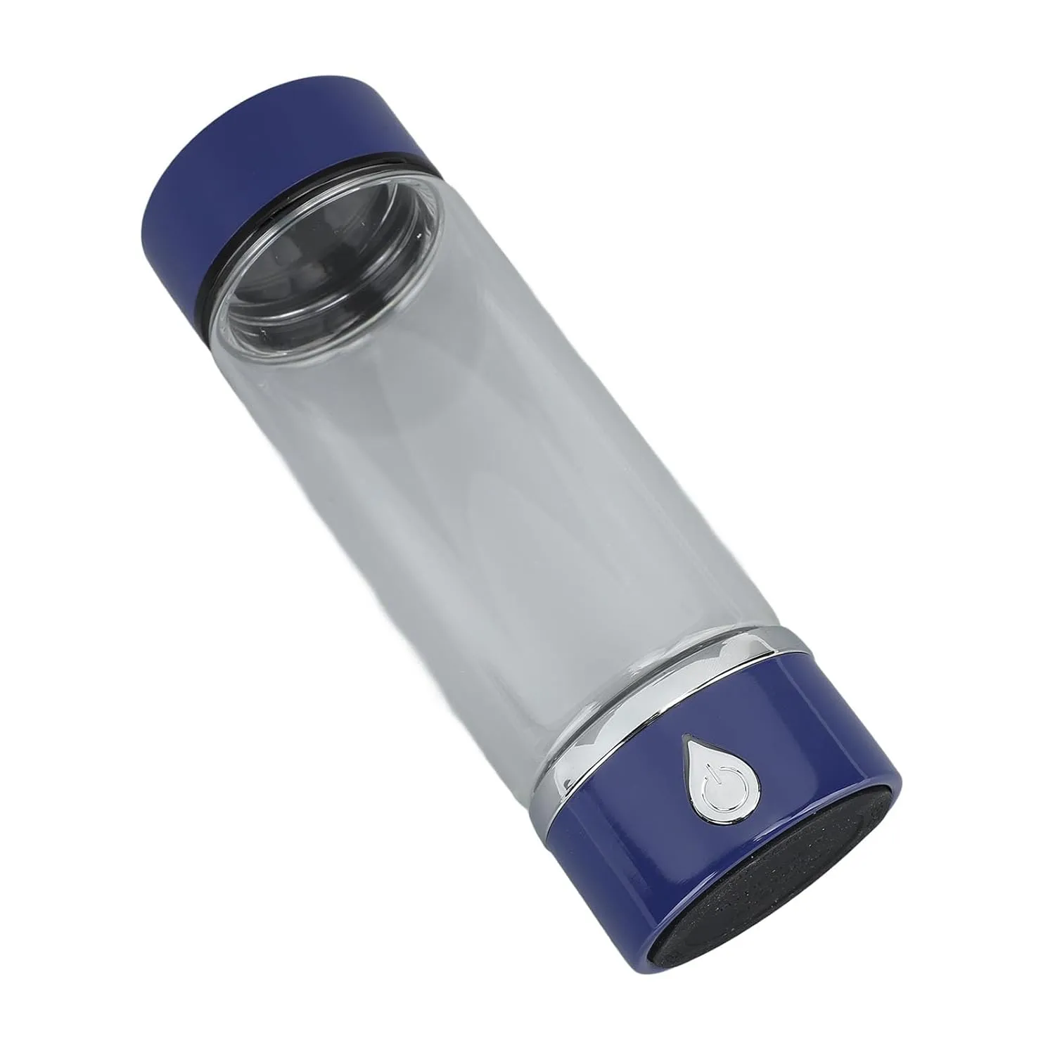 Hydrogen Generator Water Cup, and PEM SPE Technology High Efficiency 420ml PCTG Rechargeable Rich Hydrogen Water Bottle Heat for Fitness (Blue)