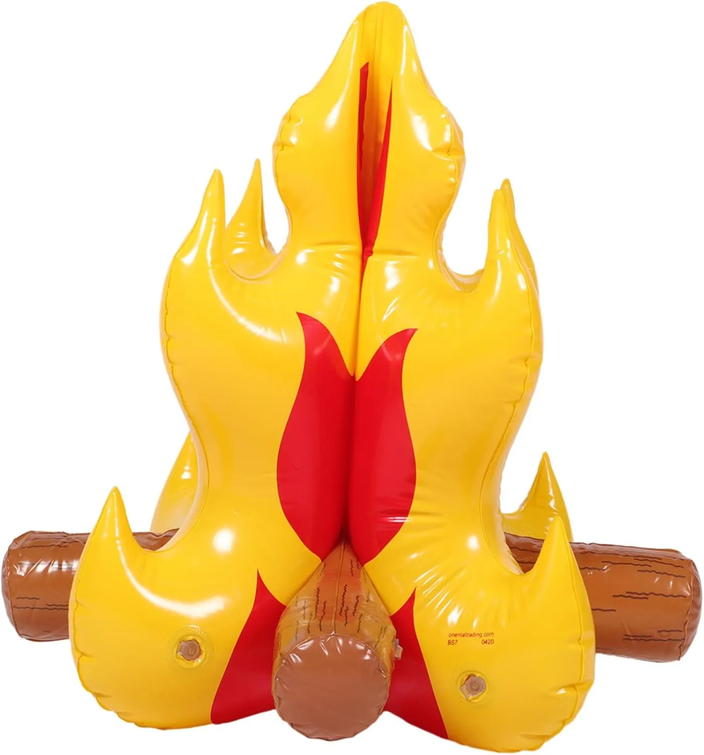 Inflatable Campfire Toy Fire Prop for Boys and Girls Portable PVC Bonfire Decor for Birthday Halloween Christmas