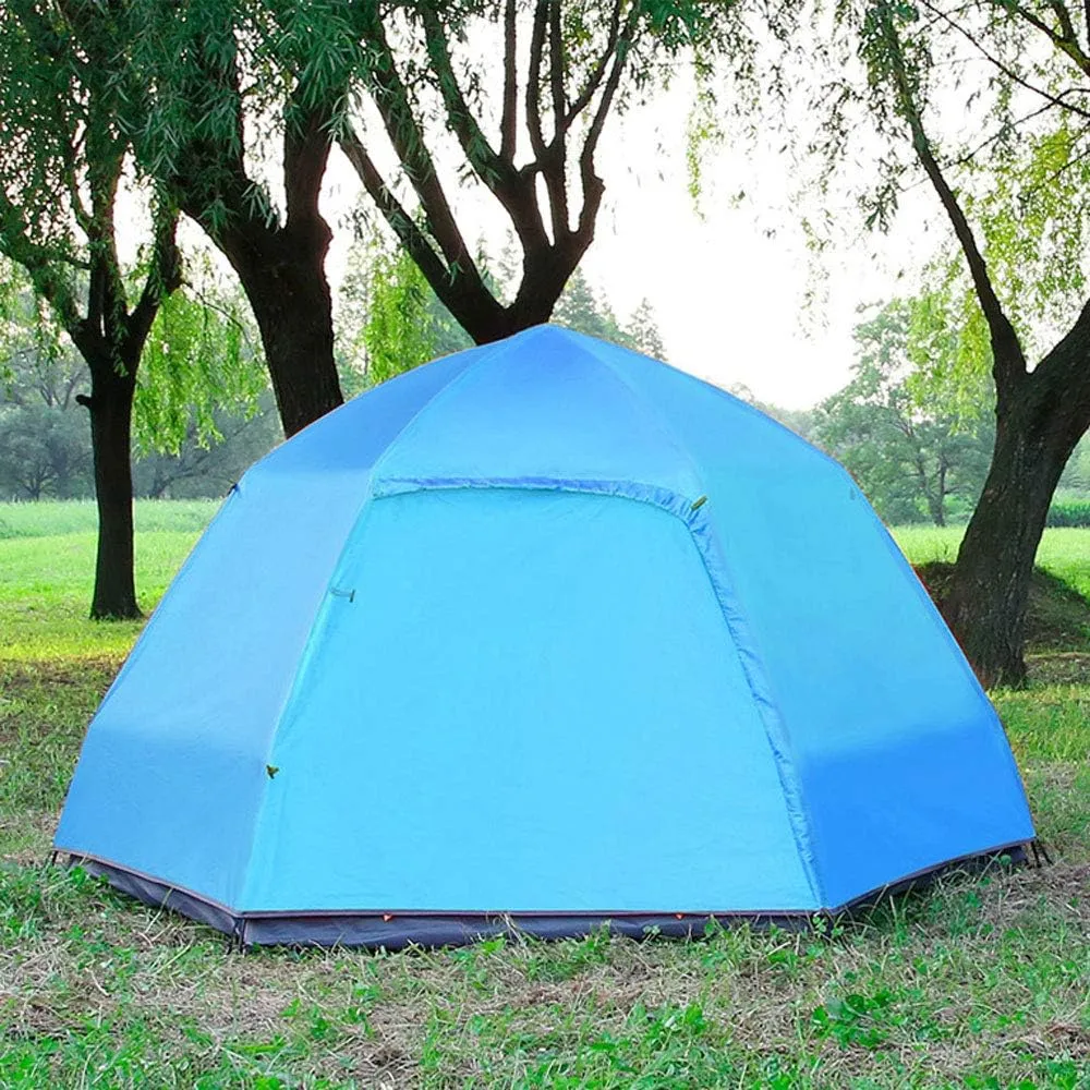 Instant Pop Up Camping Tent 5-6 Person Waterproof Windproof Easy Setup Tent for Outdoor Beach Backpacking Hiking