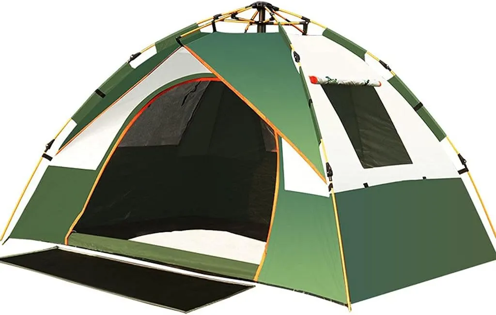 Instant Pop Up Family Camping Tents, Quick Setup for Camping, Hiking, Fishing for 2-3 3-4 Person