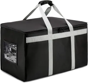 Insulated Delivery Bag Carrier XXXL 23"x15"x14" Commercial Grade